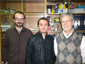 Los autores de esta investigación, De izquierda a derecha, Carlos Gantiva, Pedro Guerra y Jaime Vila. 