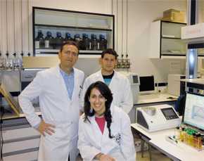 Investigadores del Departamento de Química y Física Analítica de la Universidad de Jaén.