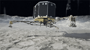 Módulo de aterrizaje Philae de la misión Rosetta. / ESA