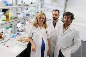 Investigadores del grupo fitoquímica y calidad de los alimentos del Instituto de la Grasa (CSIC-Sevilla)