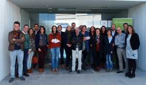 Organizadores de La Noche Europea de los Investigadores 2016-17 en Andalucía, tras el InfoDay celebrado en Granada en noviembre.