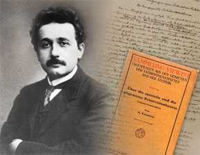 FOTOGALERÍA. En noviembre de 1915, Albert Einstein (1879-1955) dio a conocer su teoría de la relatividad general, resultado de años de intenso trabajo. / American Institute of Physics.  (1/12)