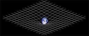 La representación de la curvatura del espacio-tiempo como una ‘cama elástica’ presenta limitaciones. / Wikipedia