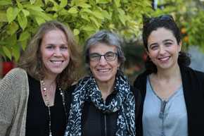 Amalia Reina, Anna Freixas y Bárbara Luque, investigadoras del Departamento de Psicología de la Universidad de Córdoba. Foto: Belén Castro