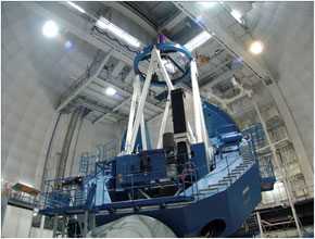 El telescopio de 3,5 metros del Observatorio de Calar Alto. Fuente: MPIA.