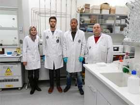 Investigadores del grupo Química Analítica de la Universidad de Jaén