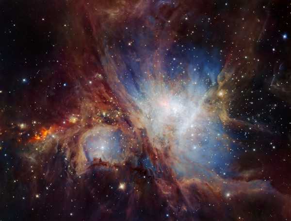 Imagen de la nebulosa de Orión tomada por el observatorio Very Large Telescope (VLT), situado en Chile.
