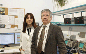 Agnés Gruart y José María Delgado, investigadores de la División de Neurociencias de la UPO