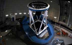 El telescopio de 3,5 metros del Observatorio de Calar Alto, desde el que opera el instrumento CARMENES.