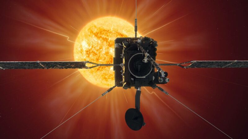 Ilustración de la misión Solar Orbiter