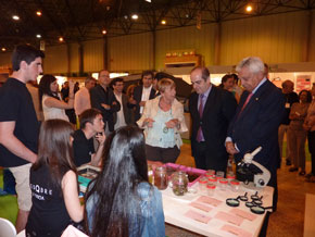 El secretario general de Universidades y presidente de la Fundación Descubre, Francisco Triguero, ha visitado la XI Feria de la Ciencia de Sevilla
