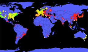 El ‘mapa de la investigación’ mundial elaborado por los autores.