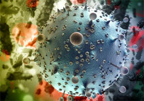 Recreación del virus del VIH. / Fotolia