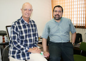 Los investigadores de la US Javier Fernández y Jesús Graciani.