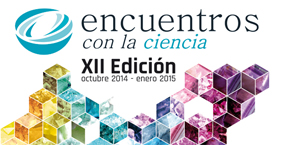 Cartel anunciador de los XII Encuentros con la Ciencia.